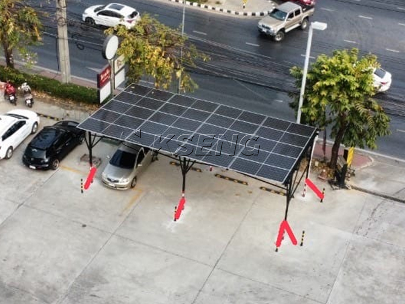 Thailand Solar Carport Project Proyecto de cochera solar en Tailandia