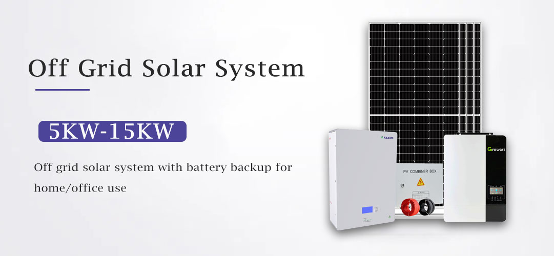 10KW Off Grid Solar System Sistema solar fuera de la red de 10 KW