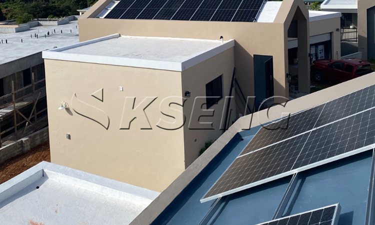 Caja del sistema de montaje en techo solar de Guam USA