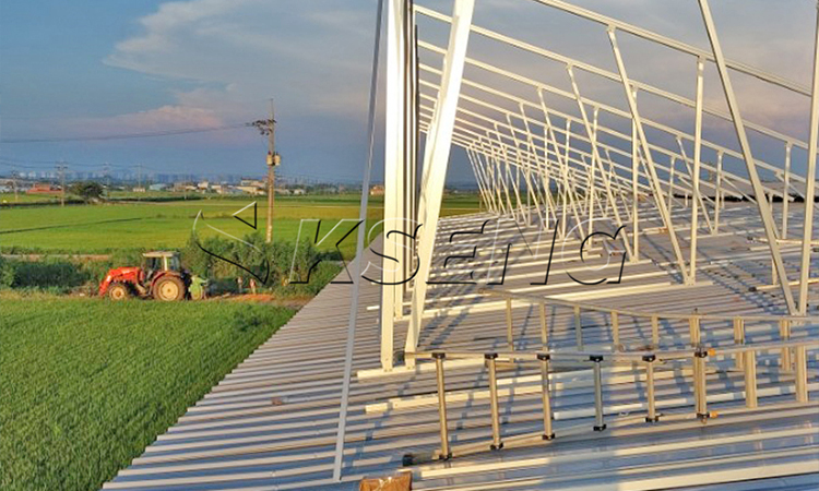 Caso del sistema de techo solar coreano-446,6 kW