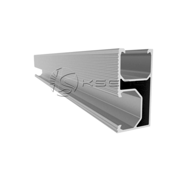 Carril de montaje solar fotovoltaico del sistema de montaje de estructura solar de aluminio al por mayor para panel solar