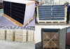 Paneles solares JA 440W 450W 460W Paneles fotovoltaicos mono PERC de doble vidrio