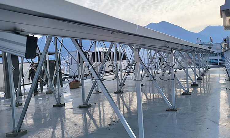 Caja de soporte de techo de techo plano de cemento de Corea-43.65KW