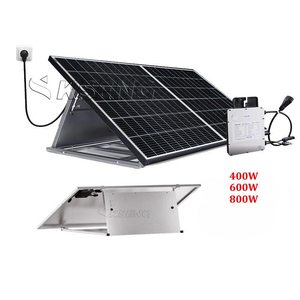 Sistema solar europeo Plug and Play de Warehouse 400W 600W, sistema solar todo en uno con solución Micro