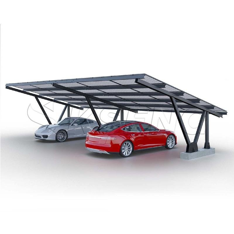 Sistema solar del montaje del Carport impermeable de las estructuras de montaje del aparcamiento solar
