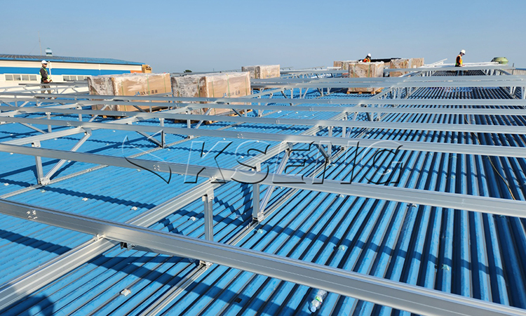 Caja de techo fotovoltaico coreana