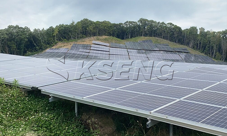 Soporte de tierra de aleación de aluminio-4MW en la ciudad de Nishi Ku Kobe, Japón