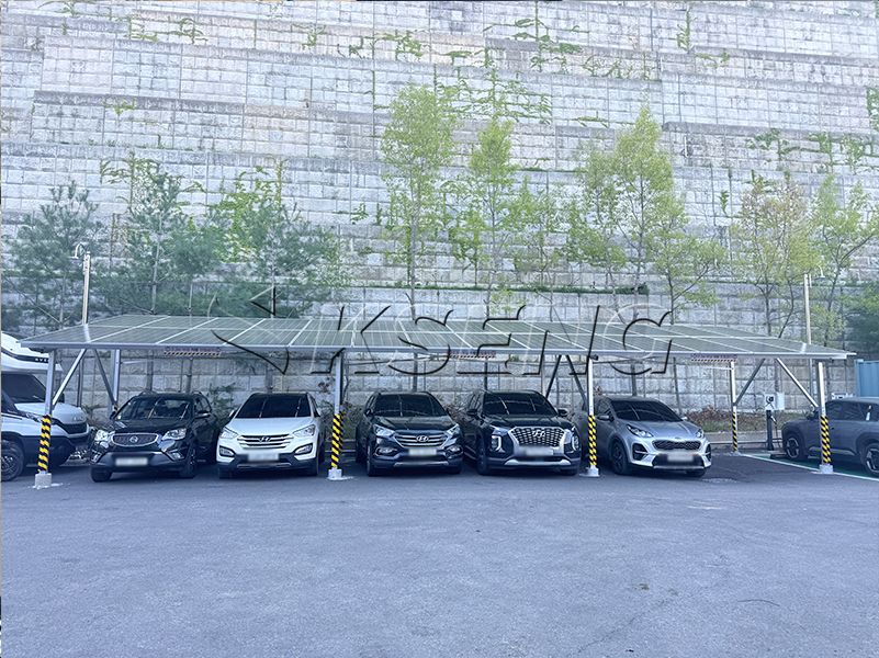 estructuras de cocheras solares Corea del Sur