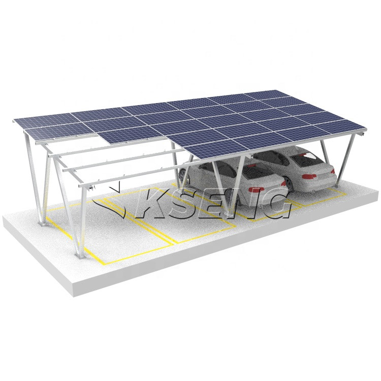 Estructura de estacionamiento de aluminio solar PV Carport