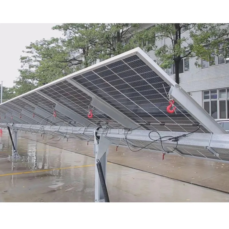 Sistema de seguimiento solar de un solo eje KST-1P Kits de sistema de seguimiento de seguimiento solar Estructura de seguimiento de panel solar fotovoltaico