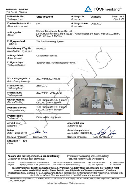 TUV R066+HA-0302 CARRIL+GANCHO