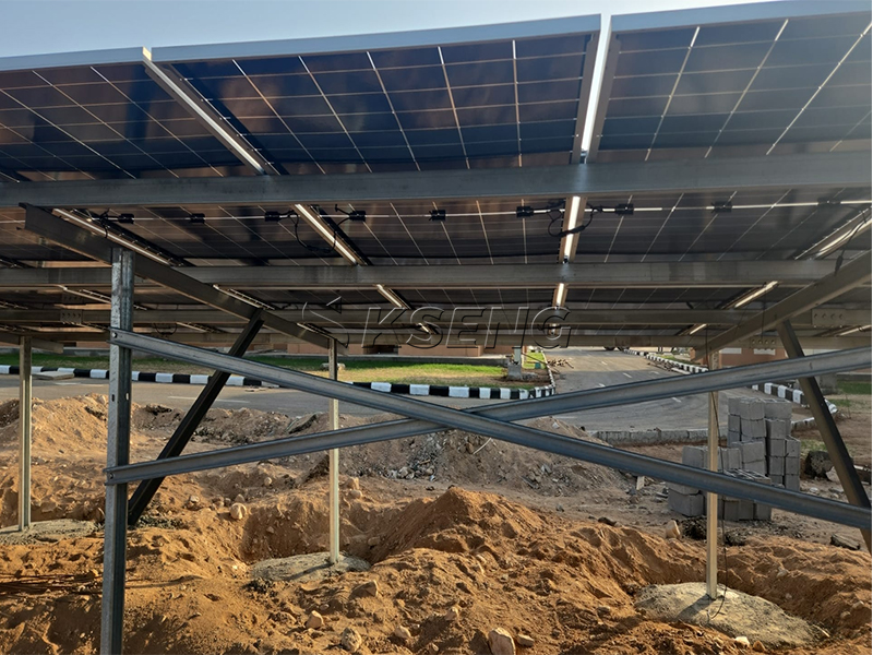 Bastidor solar Zn-Al-Mg