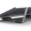 Sistema solar de techo plano no penetrante con montaje en lastre de Mg-Al-Zn