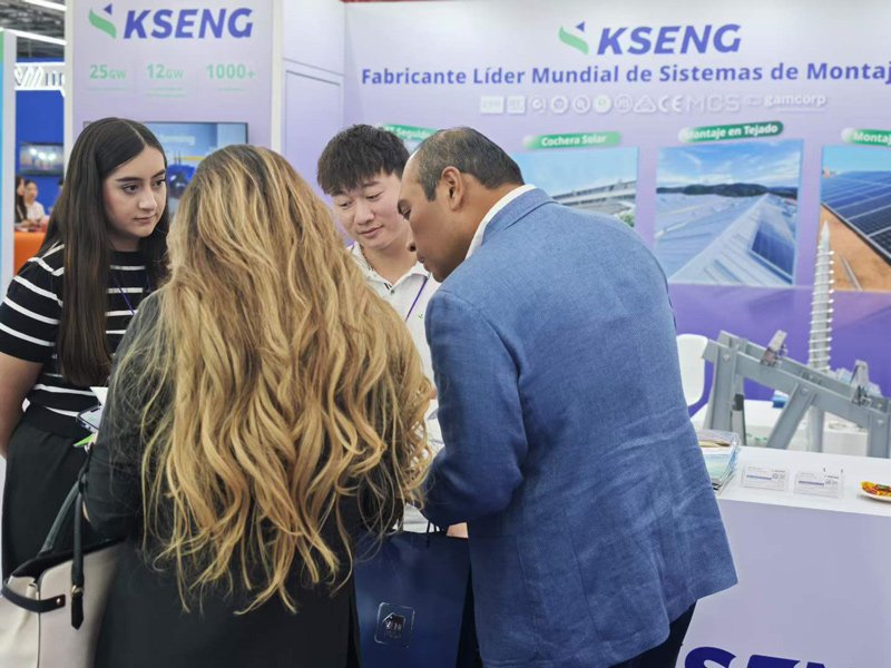 RE+ M&eacute;xico 2026: los montajes solares para todos los escenarios de Kseng Solar atraen un gran inter&eacute;s en el mercado mexicano