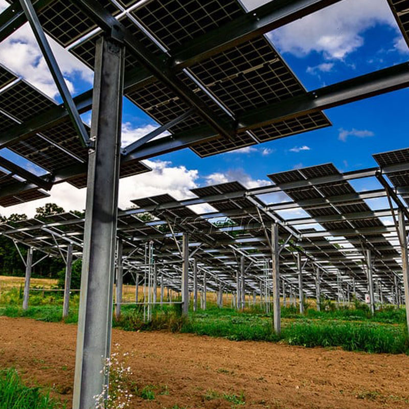 sistema de montaje de granja solar