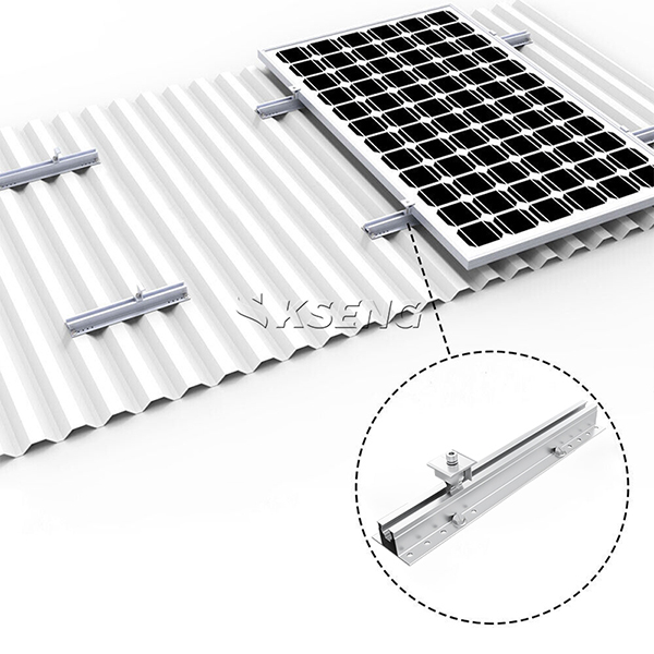 soporte de techo de metal solar