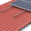 Abrazadera media de panel solar de aluminio de instalaci&oacute;n r&aacute;pida