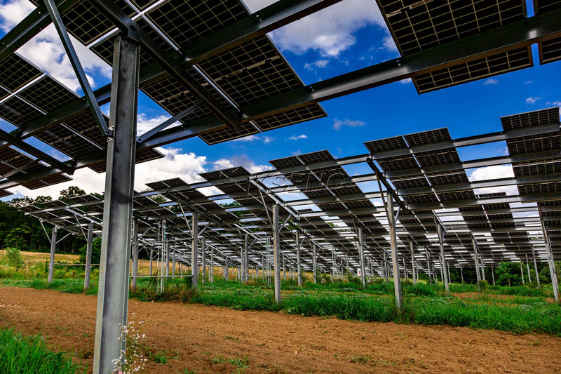 Estructura de granja solar de Zn-Al-Mg de alta resistencia con capacidad de carga pesada
