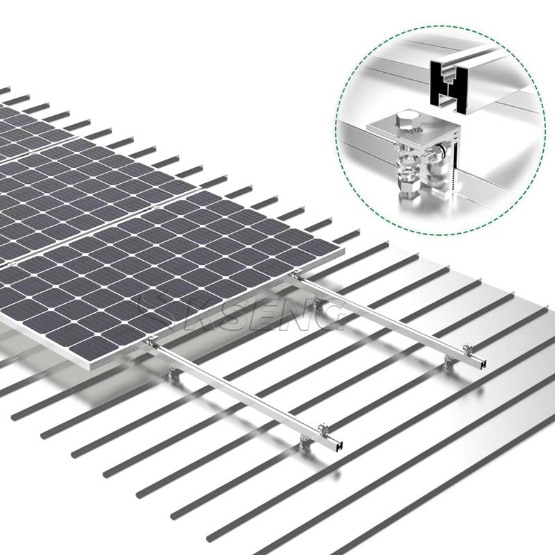sistema de montaje solar en techo