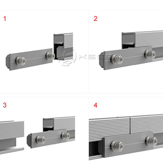 Productos relacionados con energía solar Empalme de riel solar de aluminio