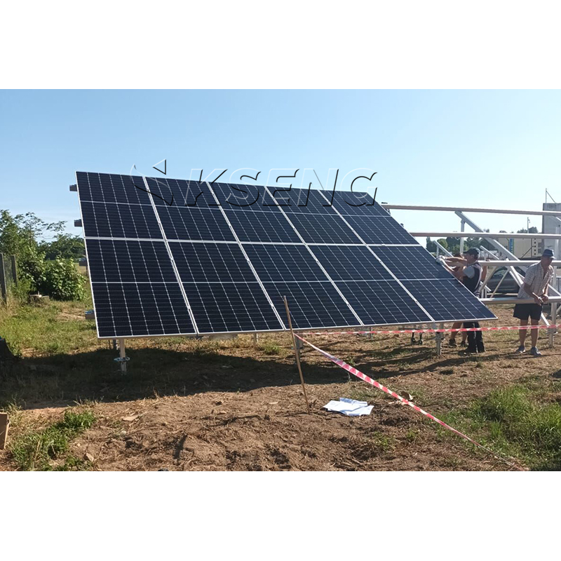 La instalación fácil premonta los sistemas de montaje solares del estante del soporte del suelo del picovoltio de aluminio