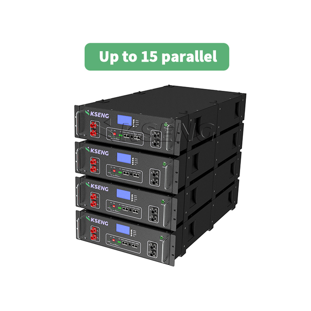 Bater&iacute;a Lifepo4 de la instalaci&oacute;n del soporte de estante de las bater&iacute;as de i&oacute;n de litio de Kseng 51.2V 200Ah