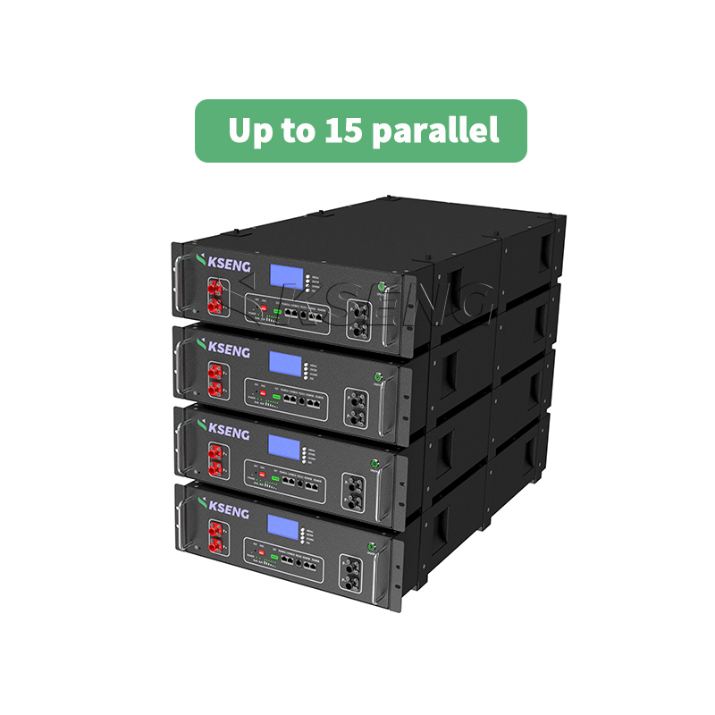 Bater&iacute;a Lifepo4 de la instalaci&oacute;n del soporte de estante de las bater&iacute;as de i&oacute;n de litio de Kseng 51.2V 200Ah