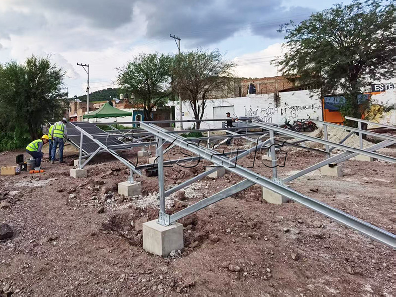 200KW montaje en tierra solar M&eacute;xico