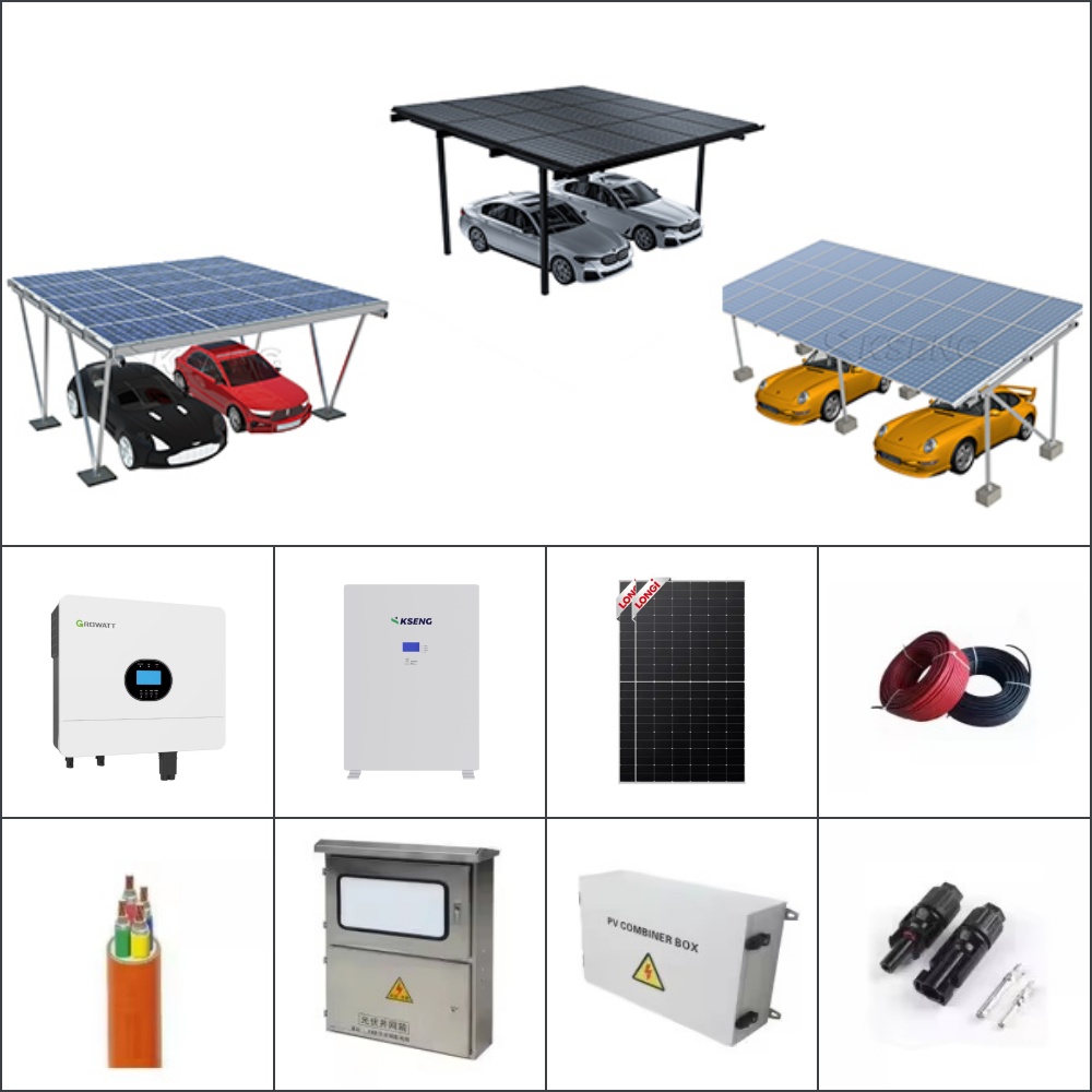 sistema de cochera fotovoltaica