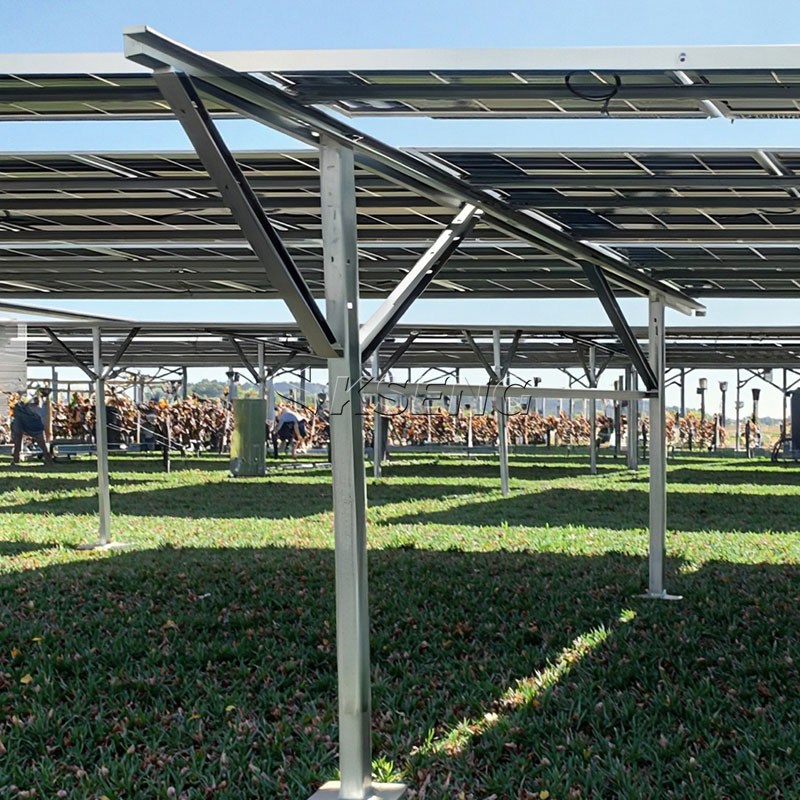 sistema de montaje de granja solar