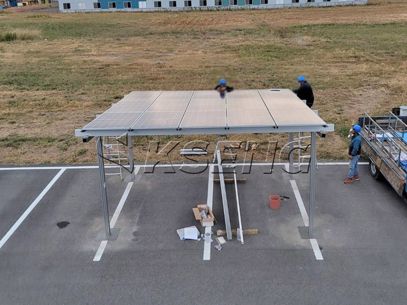 Carport solar fotovoltaico del sistema de montaje del carport impermeable al por mayor personalizado de China