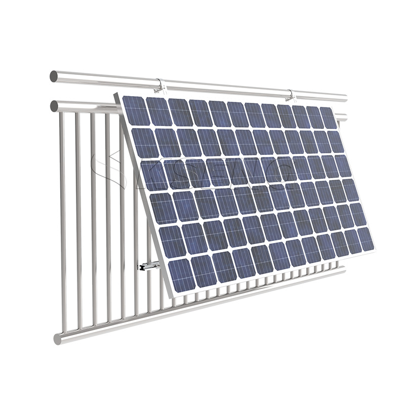 sistema de montaje solar para balc&oacute;n