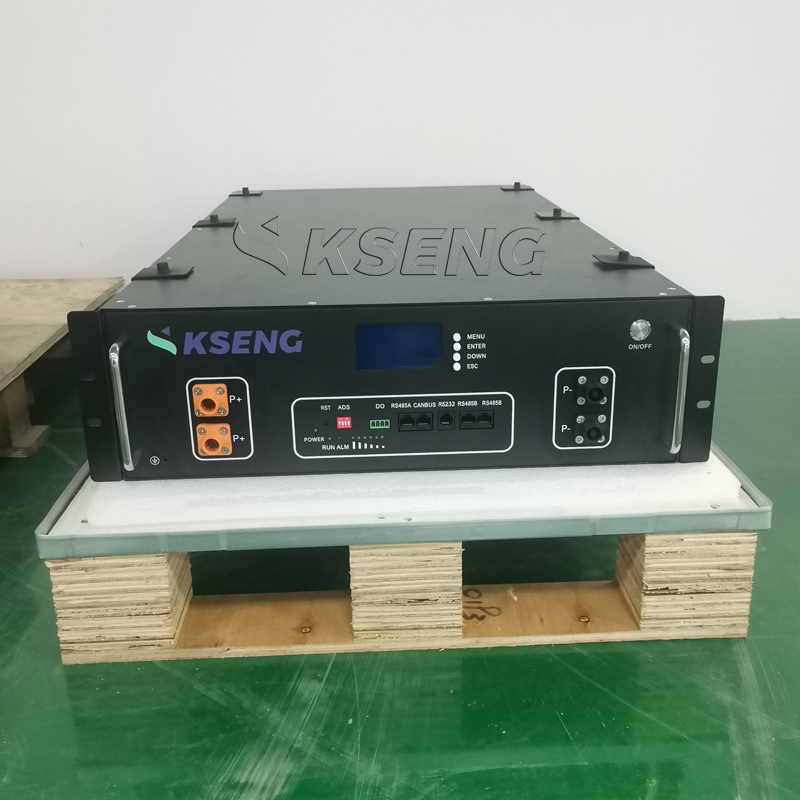 Bater&iacute;a Lifepo4 de la instalaci&oacute;n del soporte de estante de las bater&iacute;as de i&oacute;n de litio de Kseng 51.2V 200Ah