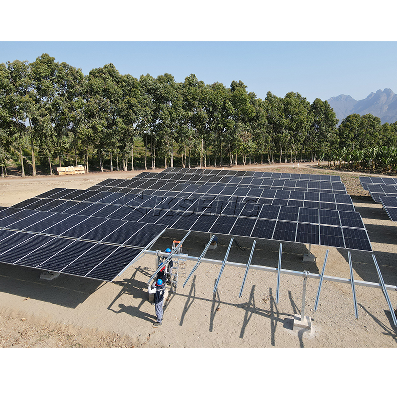  Estructura fija ajustable en bastidor solar de montaje en suelo
