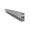 Rieles de montaje de paneles solares negros de aluminio de venta caliente