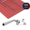 &Uacute;ltimo producto Montaje r&aacute;pido Montaje en panel solar Riel de aluminio