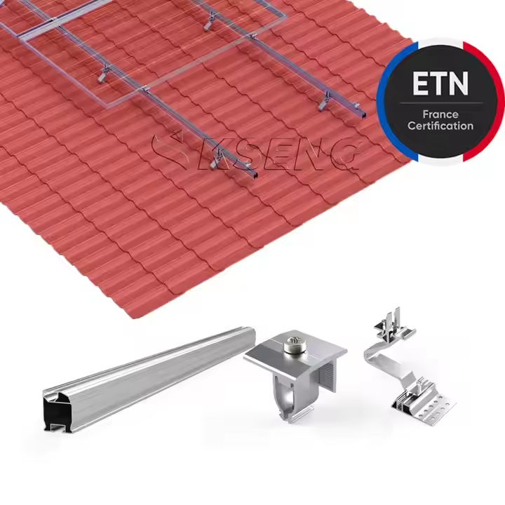 &Uacute;ltimo producto Montaje r&aacute;pido Montaje en panel solar Riel de aluminio