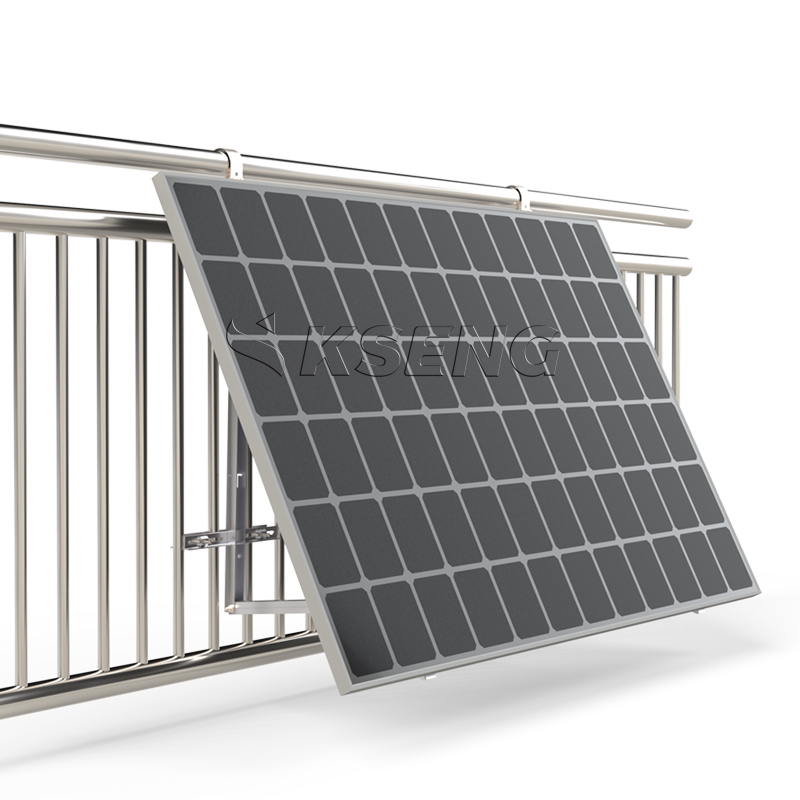 Stock europeo Kit de panel solar f&aacute;cil universal Estructura solar del sistema de montaje del balc&oacute;n del jard&iacute;n del tejado plano