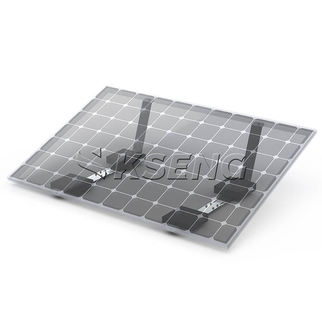 Sistema solar de techo plano no penetrante con montaje en lastre de Mg-Al-Zn