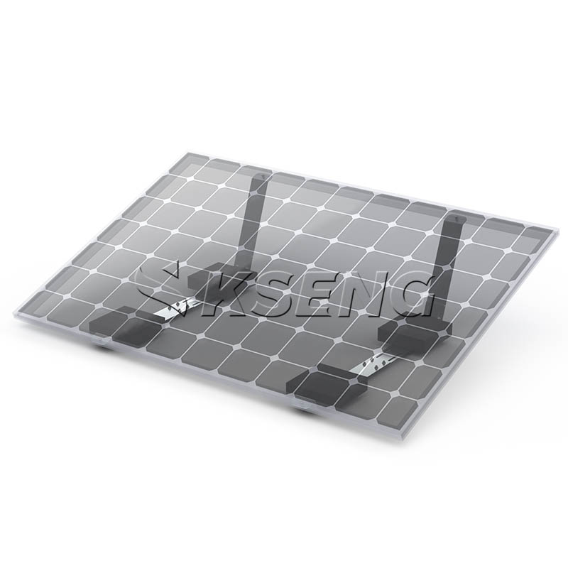 Sistema solar de techo plano no penetrante con montaje en lastre de Mg-Al-Zn
