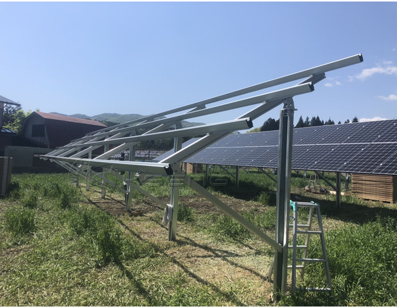 soporte de tierra solar