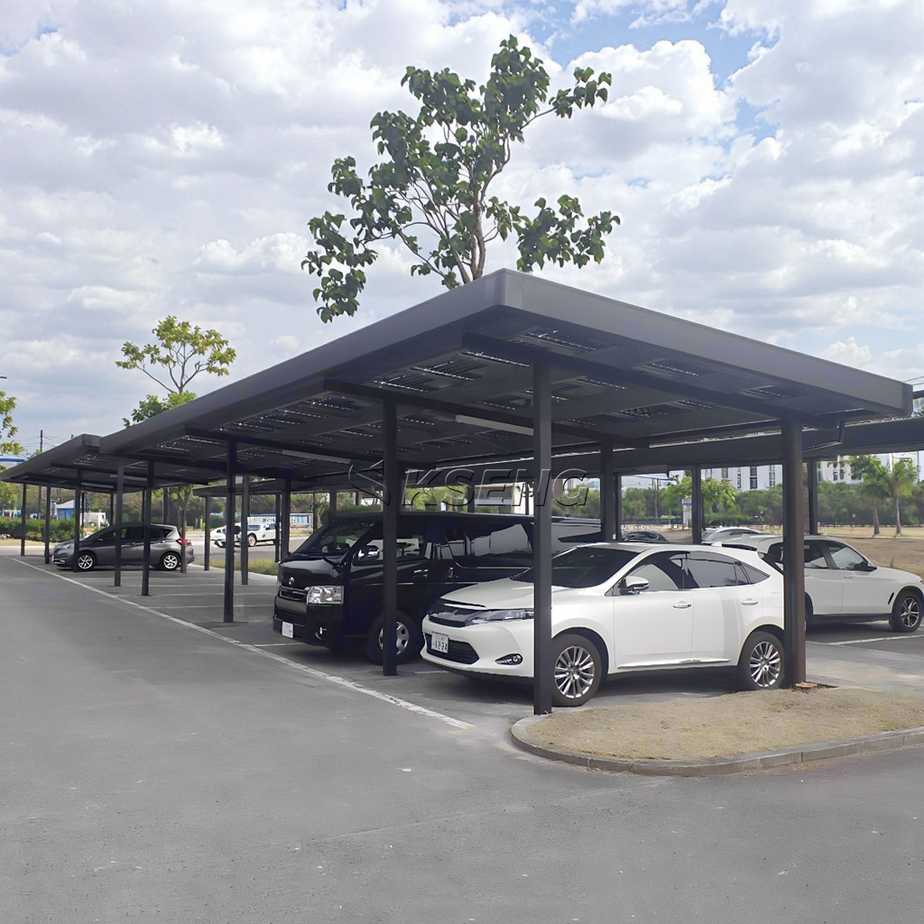 Estructura de aluminio solar resistente al viento y duradera resistente al agua y al viento