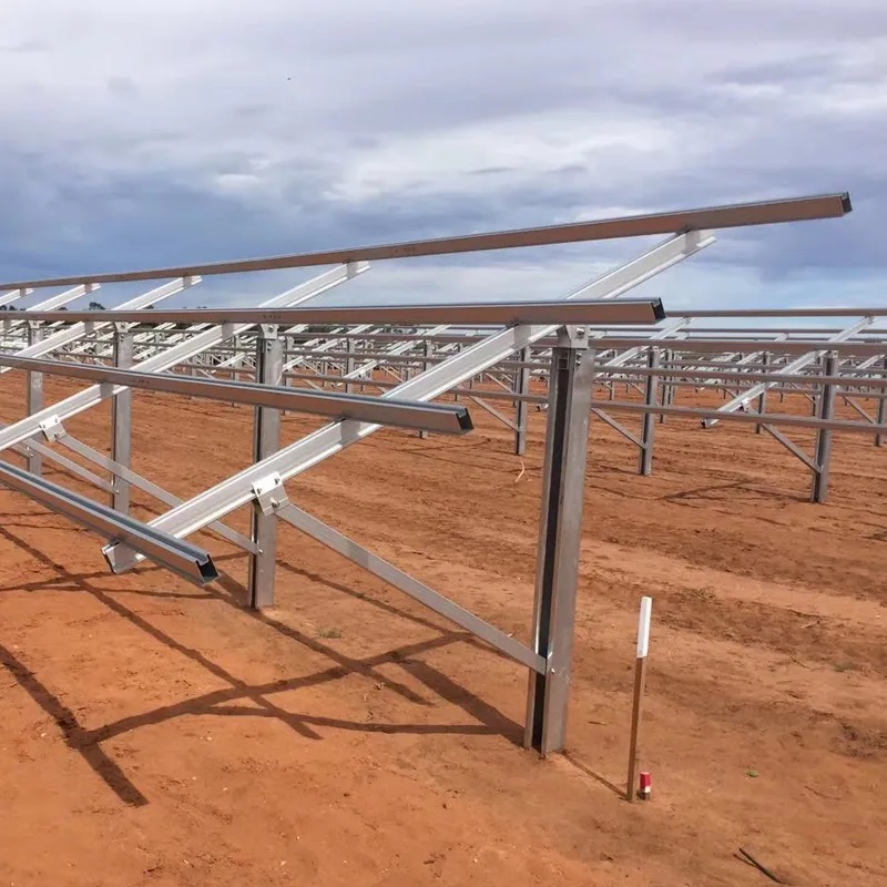 Soporte solar prefabricado Kseng para planta fotovoltaica a gran escala