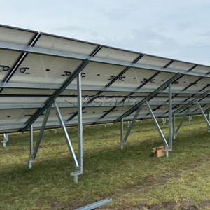 Estanter&iacute;a solar de montaje en suelo de acero recubierto de Zn-Al-Mg