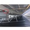 Abrazadera de riel solar de aluminio para sistema de montaje de paneles solares