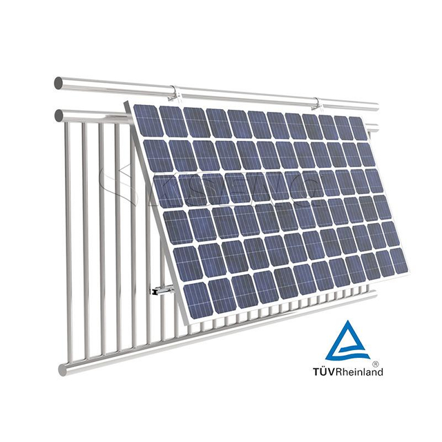 soporte del panel solar del balc&oacute;n