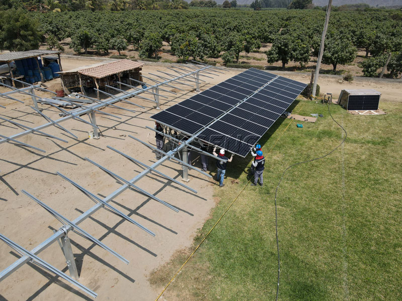 Estructura-solar-de-acero-al-carbono