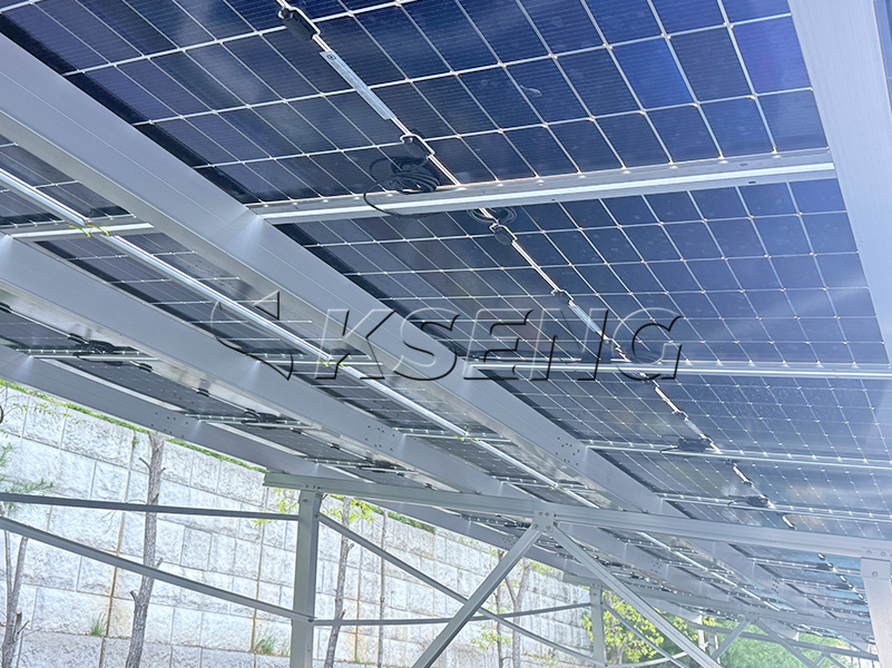 estructuras de cocheras solares de alta calidad