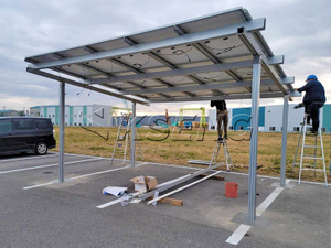Carport solar fotovoltaico del sistema de montaje del carport impermeable al por mayor personalizado de China