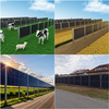 Sistema de montaje de cercado solar bifacial vertical de estructura agr&iacute;cola fotovoltaica